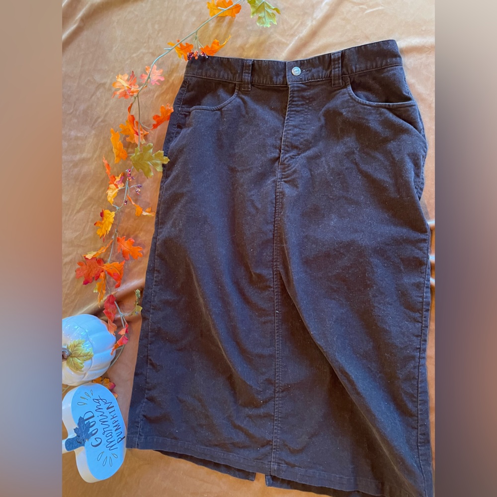 Vintage Eddie Bauer Corduroy Skirt